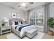 Bedroom featuring a queen sized bed and a bright window at 5930 Shannon Drive Dr, Cumming, GA 30040