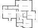 Second floor plan featuring three bedrooms, two walk-in closets, and two bathrooms at 1685 Frazier Park Dr, Decatur, GA 30033