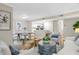 Open living space with dining area, kitchen access, and contemporary decor at 17 Ivy Gates Ne, Atlanta, GA 30342