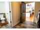View into bathroom and kitchen featuring slate flooring at 5357 Highway 81, Loganville, GA 30052