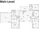 Detailed floor plan shows the layout of the main level with kitchen, living room, bedrooms, bathrooms and studio apartment at 5357 Highway 81, Loganville, GA 30052