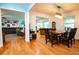 Open living areas with beautiful hardwood floors and natural light at 5357 Highway 81, Loganville, GA 30052