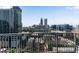 Enjoy stunning skyline views of the city from this home's balcony at 860 Peachtree Ne St # 1806, Atlanta, GA 30308