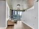 Living room features city views, modern lighting and an open floorplan at 860 Peachtree Ne St # 1806, Atlanta, GA 30308