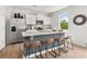 Kitchen features a large island with bar seating and stainless steel appliances at 414 Oak View Ln, Dallas, GA 30157