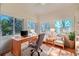 Bright home office with large windows and comfortable workspace at 1337 M L King Jr Nw Dr, Atlanta, GA 30314