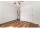 Bedroom featuring beautiful hardwood floors, and a ceiling fan at 2608 Argo Drive Southeast Se Dr, Smyrna, GA 30080