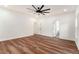 A roomy bedroom featuring ample natural lighting and an overhead ceiling fan at 2608 Argo Drive Southeast Se Dr, Smyrna, GA 30080