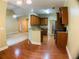 Well-lit kitchen features stainless steel appliances and granite countertops at 518 Oriole Farm Trl, Canton, GA 30114