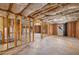 Unfinished basement featuring wood studs and concrete floors at 3610 Chestnut Meadows Dr, Douglasville, GA 30135