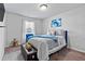 Cozy bedroom with a comfortable bed, carpeted floor, and decor at 108 Fountain Oak, Villa Rica, GA 30180