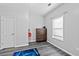 This well-lit bedroom offers a window view and hard surface floors at 108 Fountain Oak, Villa Rica, GA 30180