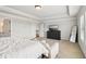 Spacious main bedroom with tray ceilings, lots of natural light, and neutral decor at 1564 Brunswick St, Lithia Springs, GA 30122