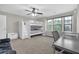 Bedroom with a bunkbed, large window, and a desk for studying at 1840 Tululah Trl, Smyrna, GA 30082