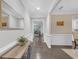 Bright and spacious hallway with modern decor and elegant wood flooring at 1840 Tululah Trl, Smyrna, GA 30082