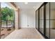 Inviting patio with brick flooring and large sliding doors, blending indoor and outdoor living spaces at 344 Olmstead Way # 32, Alpharetta, GA 30022
