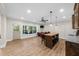 Lovely game room with bar area, a TV, a ceiling fan, and an outside view at 4425 Martel Dr, Cumming, GA 30040