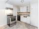 Kitchen with stainless steel appliances, and white cabinets at 3133 Cottonwood Se Dr, Atlanta, GA 30316