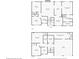 Detailed floor plan showing layout of the 1st floor and basement at 3290 Spincaster Way, Loganville, GA 30052