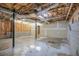 Unfinished basement with visible ceiling beams offers potential to customize and increase living space at 6797 Braswell Mountain Rd, Rockmart, GA 30153