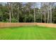 Spacious backyard featuring lush green lawn, privacy fence, and mature trees, perfect for outdoor activities at 2369 Mcafee Rd, Decatur, GA 30032