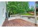 Inviting backyard featuring a wooden deck, patio, and grassy play area perfect for outdoor activities and entertaining at 176 Rockyford Ne Rd, Atlanta, GA 30317