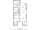 Detailed floor plan of a 1310 sq. ft. home, highlighting the room dimensions and layout at 587 Woods Nw Dr, Atlanta, GA 30318