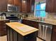 Stylish kitchen featuring granite countertops and stainless steel appliances at 3641 Bramblewood Way, Marietta, GA 30062