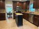 Open kitchen layout with a movable center island at 3641 Bramblewood Way, Marietta, GA 30062