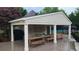 Outdoor recreation area with picnic tables and grill at 3641 Bramblewood Way, Marietta, GA 30062