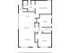 Detailed floor plan highlighting the layout of the bedrooms, kitchen, and living areas at 623 Hamilton E Holmes Nw Dr, Atlanta, GA 30318