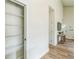Bright pantry with white wire shelving for organized storage in this modern home at 623 Hamilton E Holmes Nw Dr, Atlanta, GA 30318