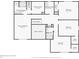 Second floor plan showing the layout of the bedrooms and bathrooms at 1025 Pebble Creek Trl, Suwanee, GA 30024