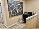 Cozy home office nook with modern art, perfect for work or study at 2706 Cedar Dr, Lawrenceville, GA 30043