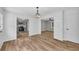 Bright dining room leads to a kitchen and living room at 3100 Meadow Trl, Loganville, GA 30052