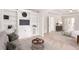 Neutral bedroom with built-in shelving and access to a sitting room at 4987 Day Lily Nw Way, Acworth, GA 30102