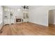 Spacious living room with hardwood floors and a beautiful built-in fireplace at 4987 Day Lily Nw Way, Acworth, GA 30102