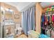 Full bathroom featuring a vanity, toilet, and shower/tub combo at 592 Ferry Creek Ct, Acworth, GA 30102
