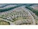 Aerial community view showcases neatly arranged homes, lush greenery, and well-planned street layout at 2870 Prestwood Dr, Cumming, GA 30040