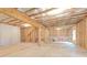 Spacious unfinished basement with insulated ceiling and stud walls, ready for customization at 2870 Prestwood Dr, Cumming, GA 30040