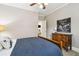 Charming bedroom with a comfortable bed and vintage decor at 1408 Chloe Dr, Lawrenceville, GA 30043