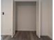 View of spacious closet with bi-fold doors and neutral paint, maximizing storage potential at 69 N Hearn Rd, Ellenwood, GA 30294
