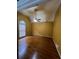Spacious bedroom featuring hardwood floors, a vaulted ceiling, and a ceiling fan at 71 Southern Golf Ct, Fayetteville, GA 30215