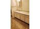 Clean bathroom with vanity, sink, and mirror at 1225 Church St # G, Decatur, GA 30030