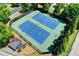 Aerial view of well-maintained community tennis courts, perfect for active residents at 189 Azalea Chase Dr, Suwanee, GA 30024