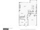 Detailed floor plan showcasing the layout of the home with garage and measurements at 247 Widener Way, Peachtree City, GA 30269