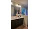 Modern bathroom showcasing a spacious vanity with a double sink at 3675 Brookhollow Dr, Douglasville, GA 30135