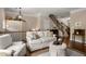 Comfortable living area with hardwood floors, fireplace and neutral tones, perfect for relaxation and entertaining at 2305 Limehurst Ne Dr # 21, Atlanta, GA 30319