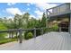 Spacious deck with views of mature trees at 5755 Riley Rd, Cumming, GA 30028