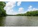 Scenic view of the lake surrounded by lush greenery, offering a tranquil and picturesque setting at 5755 Riley Rd, Cumming, GA 30028